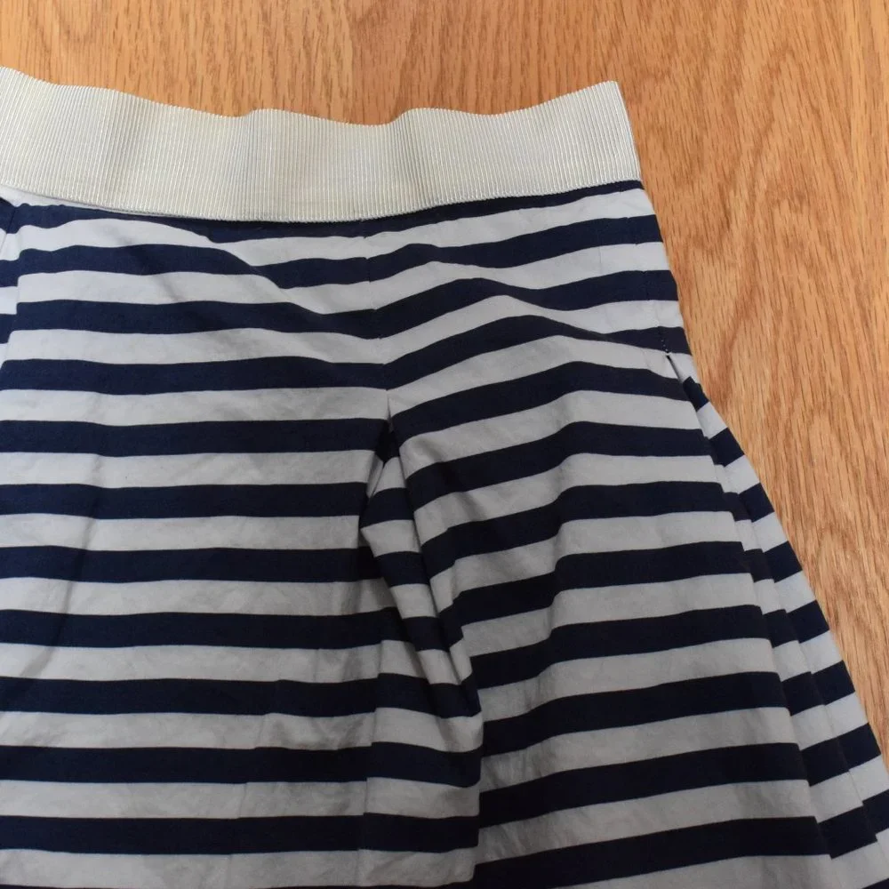 Loft Striped A-Line Skirt in Women's Size 8/10 - Picture 2 of 16